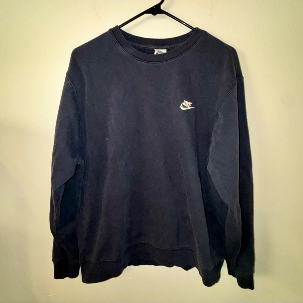 Nike Men's Washed Black Sweatshirt